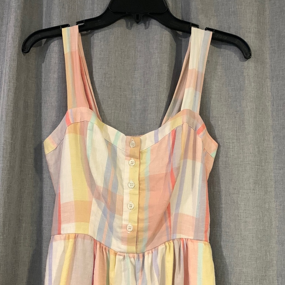 Dillards colorful plaid dress